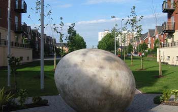 the apartments beyond the rock